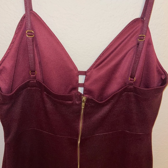 Haute Monde Maroon Tank Midi Dress size large - Picture 6 of 9